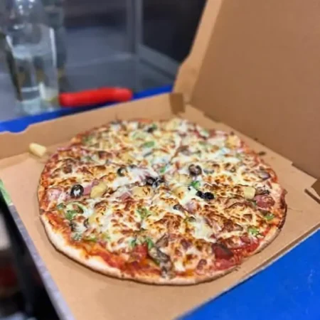 Beef Kebab Meat Pizza